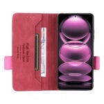 For Xiaomi Redmi Note 12 Pro China Magnetic Clasp Flip Leather Phone Case(Red)