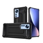 For Xiaomi 12 / 12X Magic Armor TPU + PC Combination Phone Case(Black)