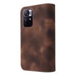 For Xiaomi Redmi Note 11 5G Multifunctional Card Slot Zipper Wallet Leather Phone Case(Brown)