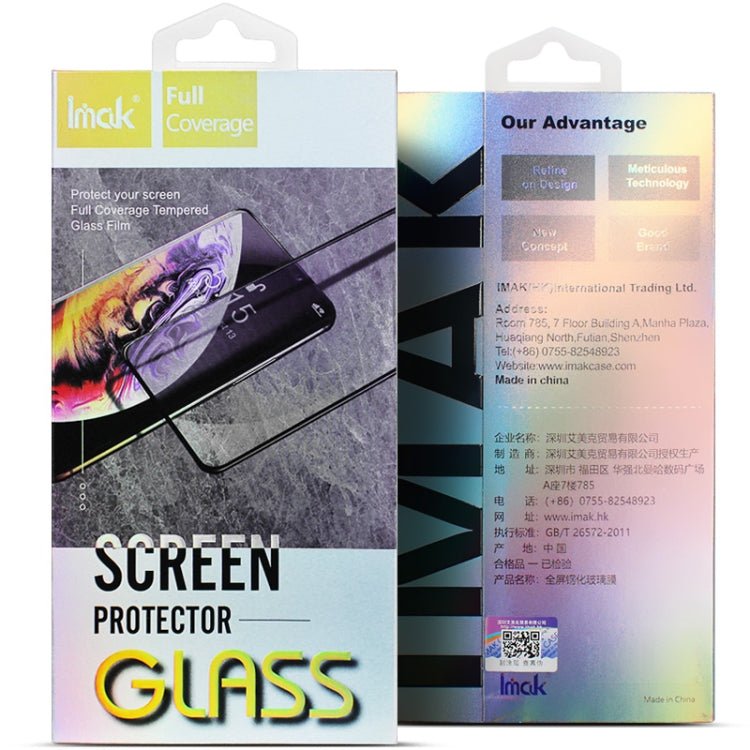 For Xiaomi Redmi Note 12 China imak 9H Surface Hardness Full Screen Tempered Glass Film Pro+ Series