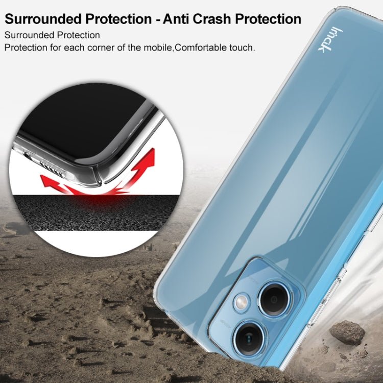 For Xiaomi Redmi Note 12 China imak Wing II Pro Series Wear-resisting Crystal Phone Protective Case(Transparent)