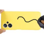 For Xiaomi Redmi Note 12 China Pure Color Liquid Silicone Shockproof Full Coverage Case(Yellow)