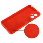 For Xiaomi Redmi Note 12 China Pure Color Liquid Silicone Shockproof Full Coverage Case(Red)
