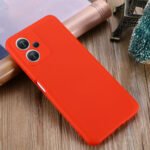 For Xiaomi Redmi Note 12 China Pure Color Liquid Silicone Shockproof Full Coverage Case(Red)