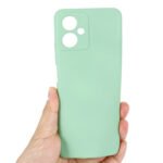 For Xiaomi Redmi Note 12 China Pure Color Liquid Silicone Shockproof Full Coverage Case(Green)
