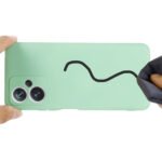 For Xiaomi Redmi Note 12 China Pure Color Liquid Silicone Shockproof Full Coverage Case(Green)