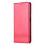 For Xiaomi Redmi Note 12 China AZNS Magnetic Calf Texture Leather Phone Case(Red)