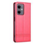 For Xiaomi Redmi Note 12 China AZNS Magnetic Calf Texture Leather Phone Case(Red)