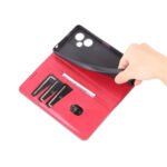 For Xiaomi Redmi Note 12 China AZNS Magnetic Calf Texture Leather Phone Case(Red)