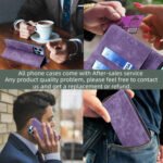 For Xiaomi Redmi K60 / K60 Pro RFID Anti-theft Brush Magnetic Leather Phone Case(Purple)