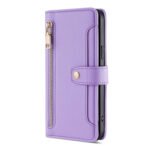 For Xiaomi Redmi K60 / K60 Pro Sheep Texture Cross-body Zipper Wallet Leather Phone Case(Purple)