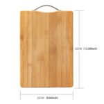 Kitchen Rectangular Bamboo Chopping Block Thickening Cutting Board,  Size: 32cm x 22cm