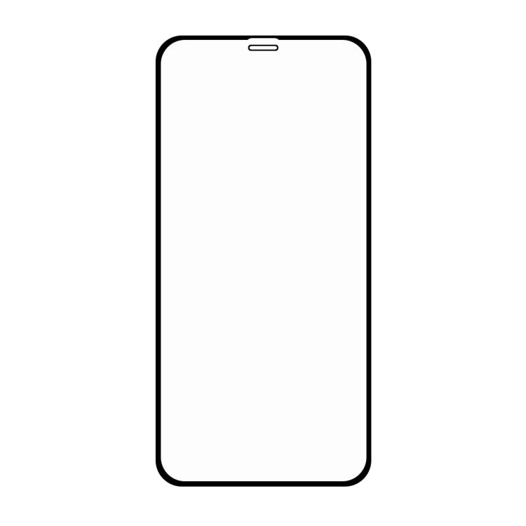 For iPhone 11 Pro Max / XS Max ENKAY Hat-prince Full Glue 0.26mm 9H 2.5D Tempered Glass Film(Black)