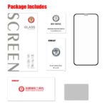 For iPhone 11 Pro Max / XS Max ENKAY Hat-prince Full Glue 0.26mm 9H 2.5D Tempered Glass Film(Black)