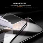 For iPhone 11 Pro Max / XS Max mocolo 0.33mm 9H 2.5D Silk Print Tempered Glass Film(Black)