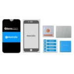 For iPhone 11 / XR mocolo 0.33mm 9H 2.5D Silk Print Tempered Glass Film(Black)