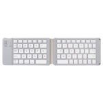 B05 USB Charging Portable Mini Folding Bluetooth Wireless Keyboard (White)
