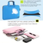 15.4 inch Portable Air Permeable Handheld Sleeve Bag for MacBook Air / Pro, Lenovo and other Laptops, Size: 38x27.5x3.5cm (Green)