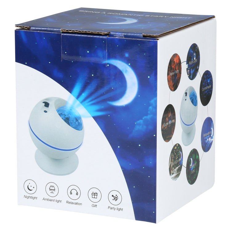 5W Micro USB Power Supply Remote Control Starry Sky Laser Projection Lamp LED Atmosphere Night Light