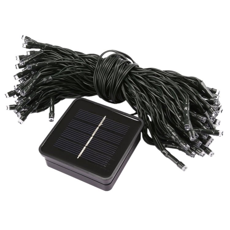 17m IP44 Waterproof Solar Panel Fairy Lamp, 100 LEDs Holiday Decorative Light