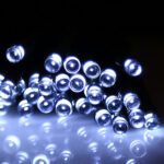 17m IP44 Waterproof Solar Panel Fairy Lamp, 100 LEDs Holiday Decorative Light