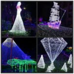 17m IP44 Waterproof Solar Panel Fairy Lamp, 100 LEDs Holiday Decorative Light