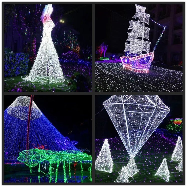 17m IP44 Waterproof Solar Panel Fairy Lamp, 100 LEDs Holiday Decorative Light