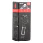 10W 450 Lumens IPX4 Waterproof Rechargeable LED Flashlight with Safety Hammer & 3-Modes