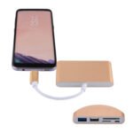 5 in 1 Micro SD + SD + USB 3.0 + USB 2.0 + Micro USB Port to USB-C / Type-C OTG COMBO Adapter Card Reader for Tablet, Smartphone, PC(Gold)