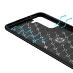 For Samsung Galaxy S21+ 5G Metal Ring Holder 360 Degree Rotating TPU Case(Blue+Blue)