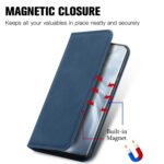 For Xiaomi Mi 11 Retro Skin Feel Business Magnetic Horizontal Flip Leather Case With Holder & Card Slots & Wallet & Photo Frame(Blue)