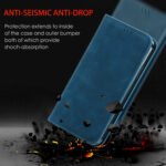 For Xiaomi Mi 11 Retro Skin Feel Business Magnetic Horizontal Flip Leather Case With Holder & Card Slots & Wallet & Photo Frame(Blue)