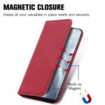 For Xiaomi Mi 11 Retro Skin Feel Business Magnetic Horizontal Flip Leather Case With Holder & Card Slots & Wallet & Photo Frame(Red)
