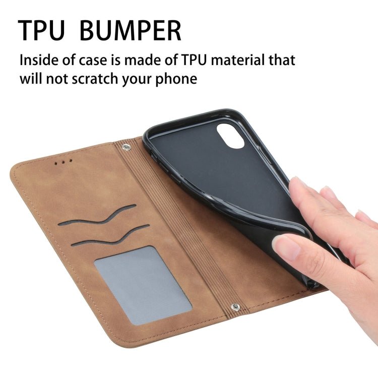 For Xiaomi Mi 11 Retro Skin Feel Business Magnetic Horizontal Flip Leather Case With Holder & Card Slots & Wallet & Photo Frame(Brown)