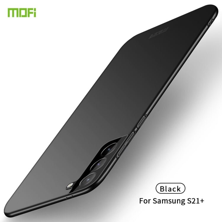 For Samsung Galaxy S21+ 5G MOFI Frosted PC Ultra-thin Hard Case(Black)