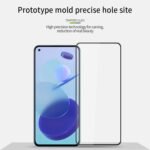 For Xiaomi Mi 11 Lite MOFI 9H 3D Explosion-proof Curved Screen Tempered Glass Film(Black)