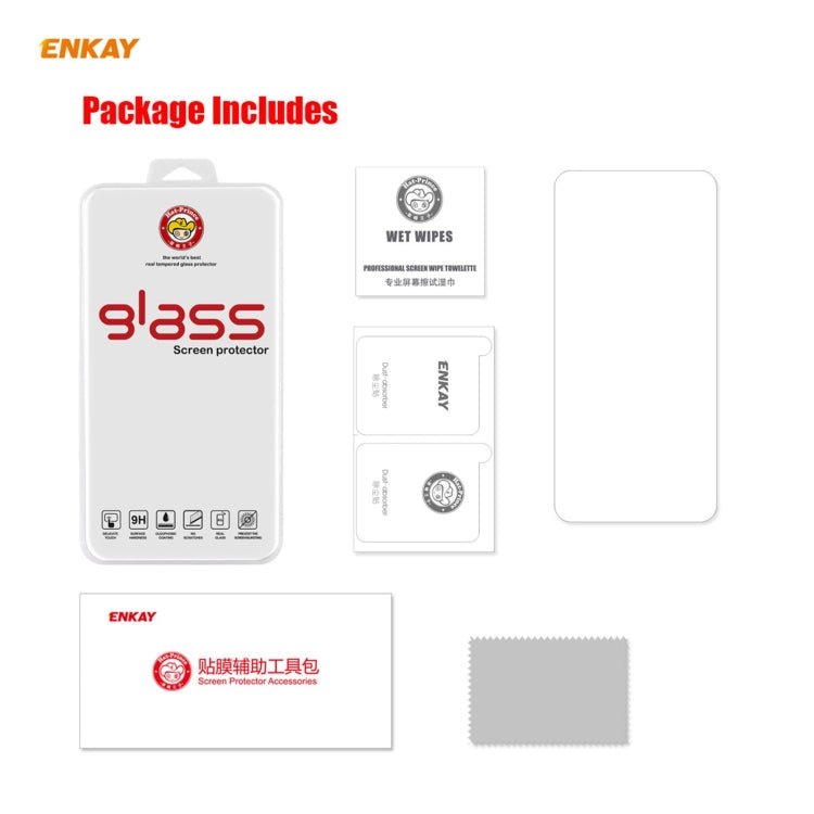 For Xiaomi Mi 11X / 11X Pro / 11i ENKAY Hat-Prince 0.26mm 9H 2.5D Curved Edge Tempered Glass Film