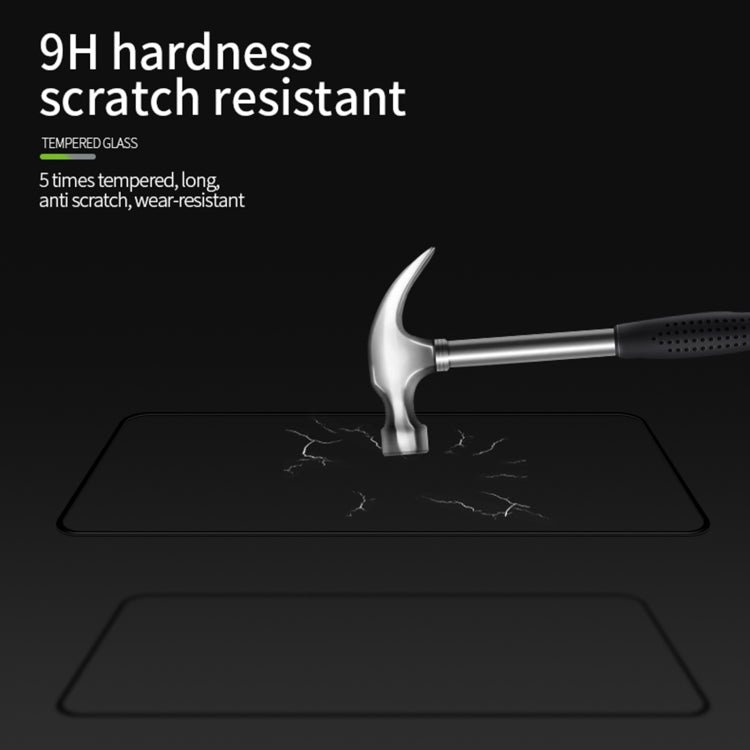 For Xiaomi Mi 11 Lite PINWUYO 9H 3D Curved Full Screen Explosion-proof Tempered Glass Film(Black)