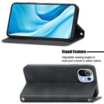 For Xiaomi Mi 11 Lite Retro Skin Feel Business Magnetic Horizontal Flip Leather Case With Holder & Card Slots & Wallet & Photo Frame(Black)