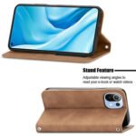 For Xiaomi Mi 11 Lite Retro Skin Feel Business Magnetic Horizontal Flip Leather Case With Holder & Card Slots & Wallet & Photo Frame(Brown)