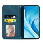 For Xiaomi Mi 11 Lite Retro Skin Feel Business Magnetic Horizontal Flip Leather Case With Holder & Card Slots & Wallet & Photo Frame(Blue)