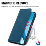 For Xiaomi Mi 11 Lite Retro Skin Feel Business Magnetic Horizontal Flip Leather Case With Holder & Card Slots & Wallet & Photo Frame(Blue)