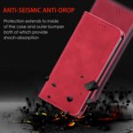 For Xiaomi Mi 11 Lite Retro Skin Feel Business Magnetic Horizontal Flip Leather Case With Holder & Card Slots & Wallet & Photo Frame(Red)