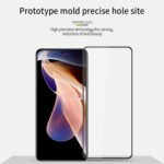 For Xiaomi Redmi Note 11 Pro / Note 11 Pro+ MOFI 9H 3D Explosion-proof Curved Screen Tempered Glass Film(Black)