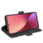 For Xiaomi 12 Dual-side Magnetic Buckle Flip Leather Phone Case(Black)