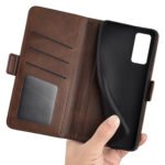 For Xiaomi 12 Dual-side Magnetic Buckle Flip Leather Phone Case(Brown)