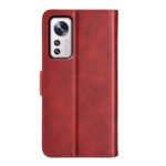 For Xiaomi 12 Dual-side Magnetic Buckle Flip Leather Phone Case(Red)