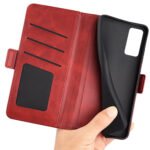 For Xiaomi 12 Dual-side Magnetic Buckle Flip Leather Phone Case(Red)