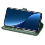 For Xiaomi 12 Pro Solid Color Leather Buckle Phone Case(Green)