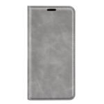 For Xiaomi 12 Pro Retro-skin Magnetic Suction Leather Phone Case(Grey)